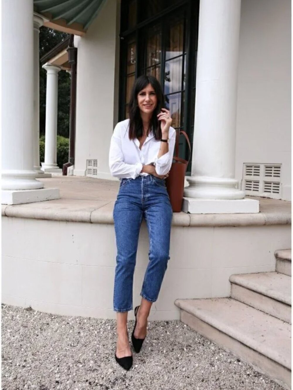 NWT Everlane The Curvy 90's Cheeky Straight Jean Medium Blue 29 Crop